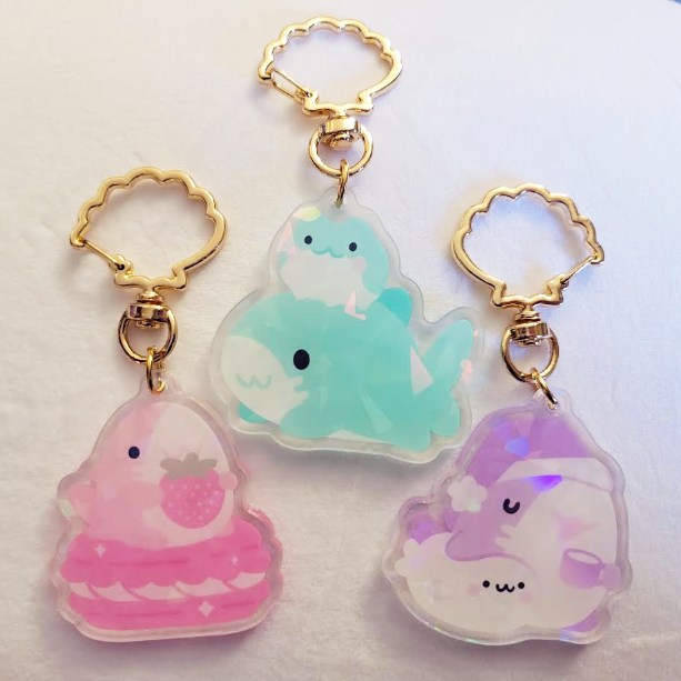 Shark Acrylic Charms – Mahoukarp